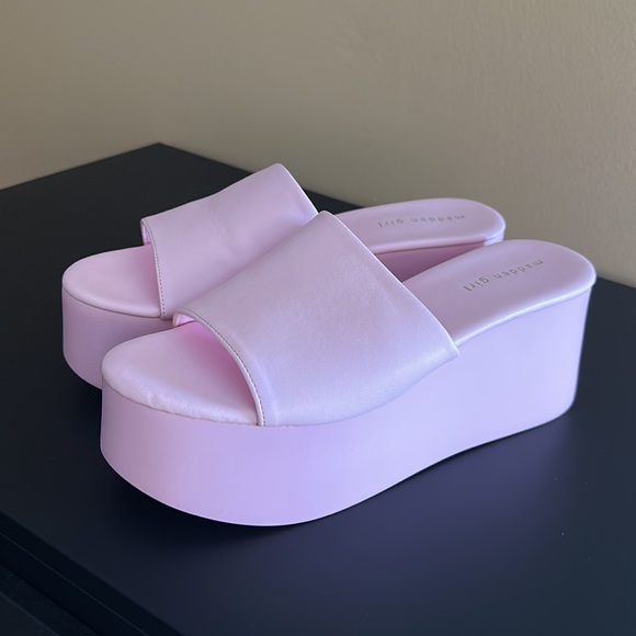 Madden Girl Baby Pink Platform Sandals - Picture 3 of 7